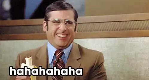 Brick Tamland (Steve Carell) Laughs in Anchorman